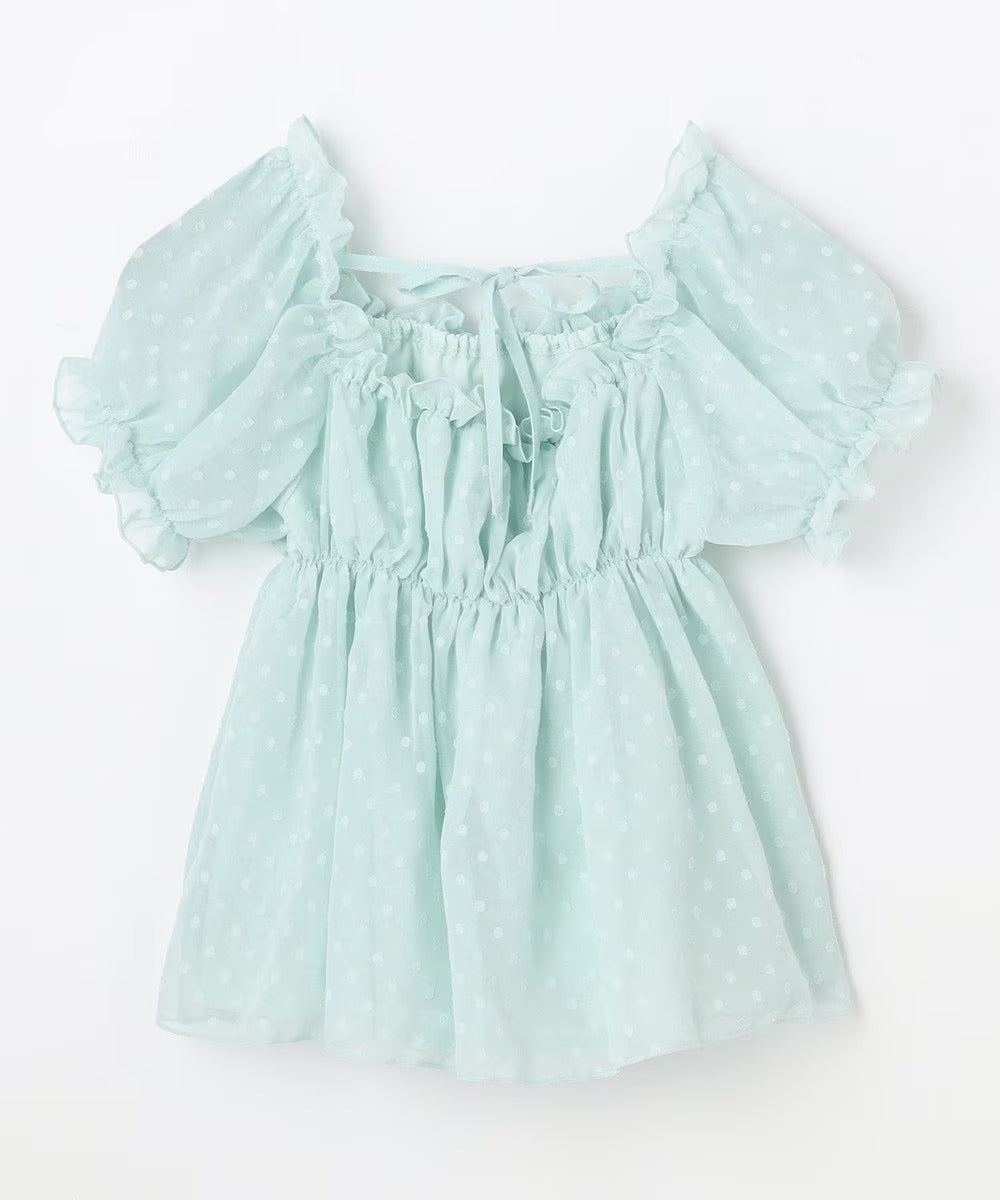 日本童裝 aF#a325 2Way 吊帶露肩上衣 110-160cm 女童款 夏季 TOPS