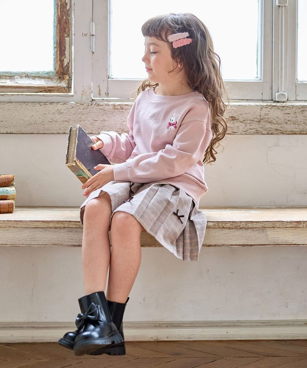 日本童裝 aF#a325  動物背部印花上衣 110-160cm 女童款 秋季 TOPS