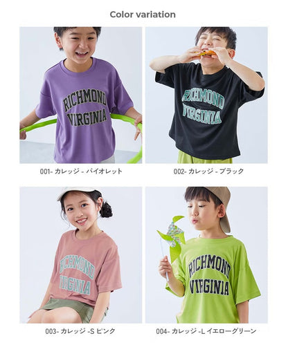 日本童裝 dev!rock 速乾系列 接觸冷感涼感 印花短袖上衣 100-160cm 男童款/女童款 夏季 TOPS