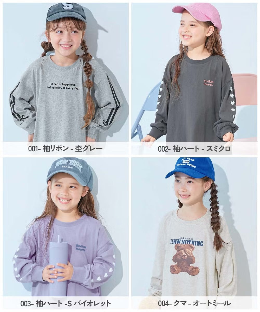 日本童裝 dev!rock 印花長袖連身裙 100-160cm 女童款 秋季 DRESSES