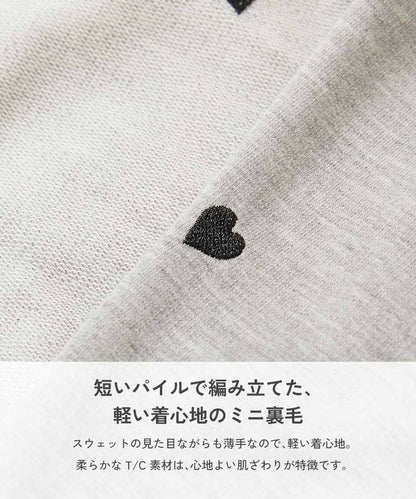 日本童裝 dev!rock 心型刺繡運動褲 100-160cm 女童款 秋季 PANTS
