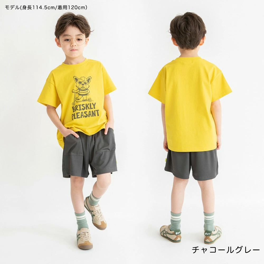日本童裝 Branshes 接觸冷感 超柔軟短褲 80-150cm 男童款 夏季 PANTS