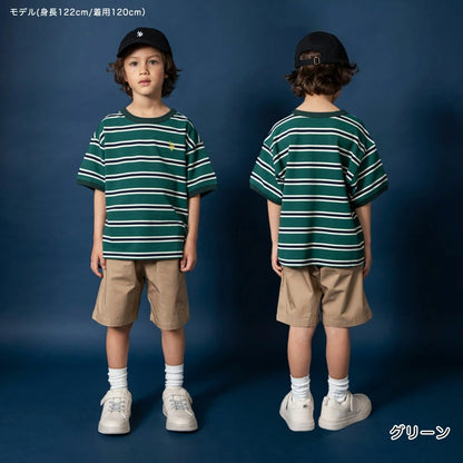 日本童裝 Branshes 【U.S. POLO ASSN.】珠地短袖上衣 90-150cm 男童款 夏季 TOPS
