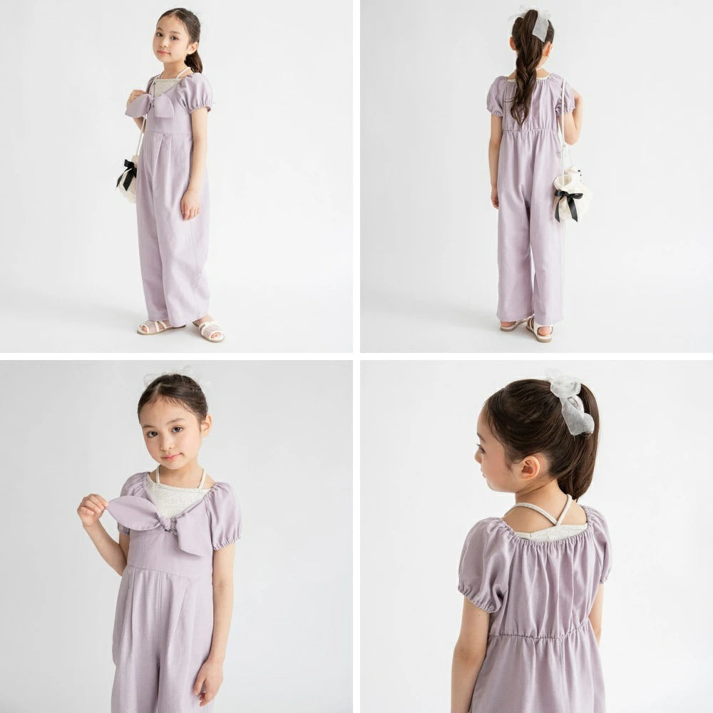 日本童裝 Branshes 蝴蝶結連衣 90-150cm 女童款 夏季 Jumpsuit