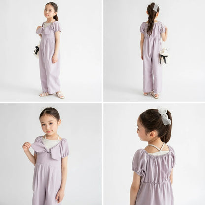 日本童裝 Branshes 蝴蝶結連衣 90-150cm 女童款 夏季 Jumpsuit