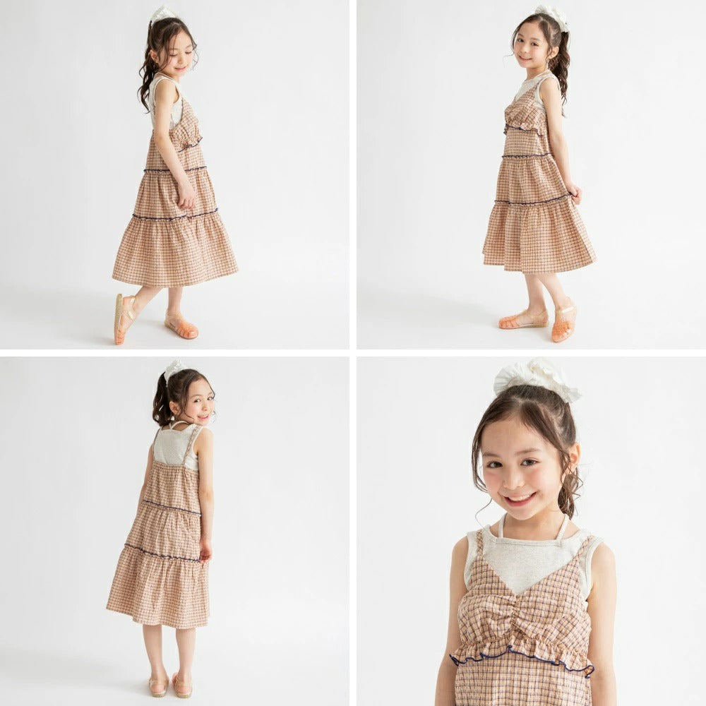 日本童裝 Branshes 吊帶連身裙 90-150cm 女童款 夏季 DRESSES