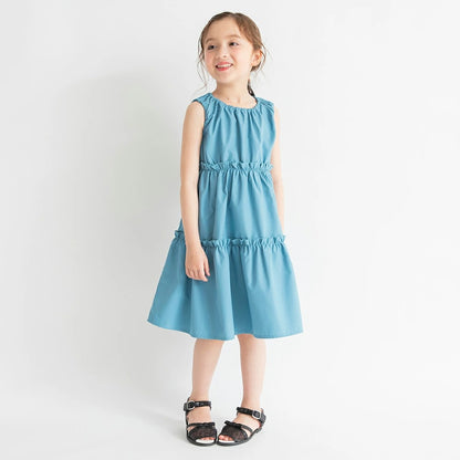 日本童裝 Branshes 接觸冷感 背心連身裙 80-150cm 女童款 夏季 DRESSES