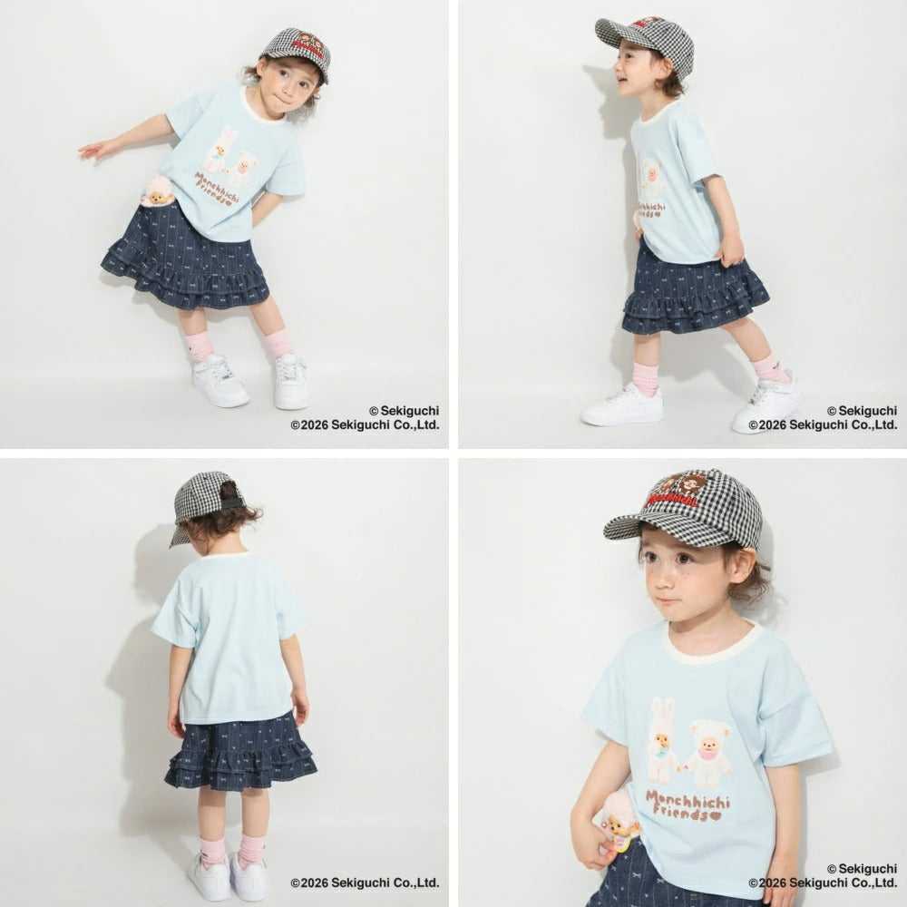 日本童裝 Branshes x monchhichi 印花上衣 80-150cm 男童款/女童款 夏季 TOPS