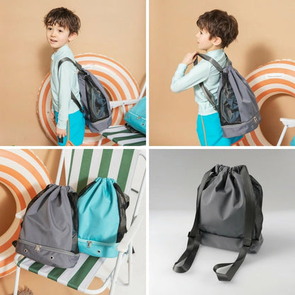 日本童裝 Branshes 2層 乾濕分離 沙灘袋 包系列 其他品牌 夏日玩水泳衣特輯 其他配件