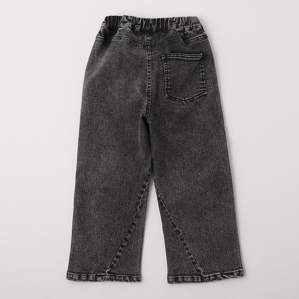 日本童裝 Branshes 牛仔寬腿直筒長褲 100-160cm 男童款/女童款 秋季 PANTS