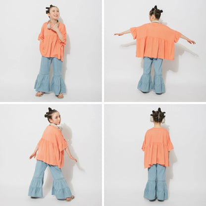 日本童裝 Branshes【Ou? by EDWIN】寬鬆上衣 90-150cm 女童款 夏季 TOPS