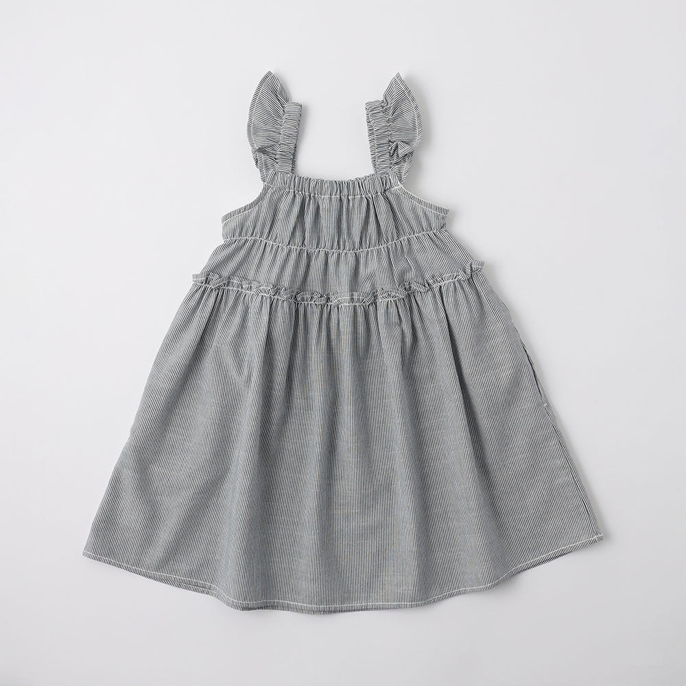 日本童裝 Branshes【Ou? by EDWIN】荷葉邊連身裙 90-150cm 女童款 夏季 DRESSES