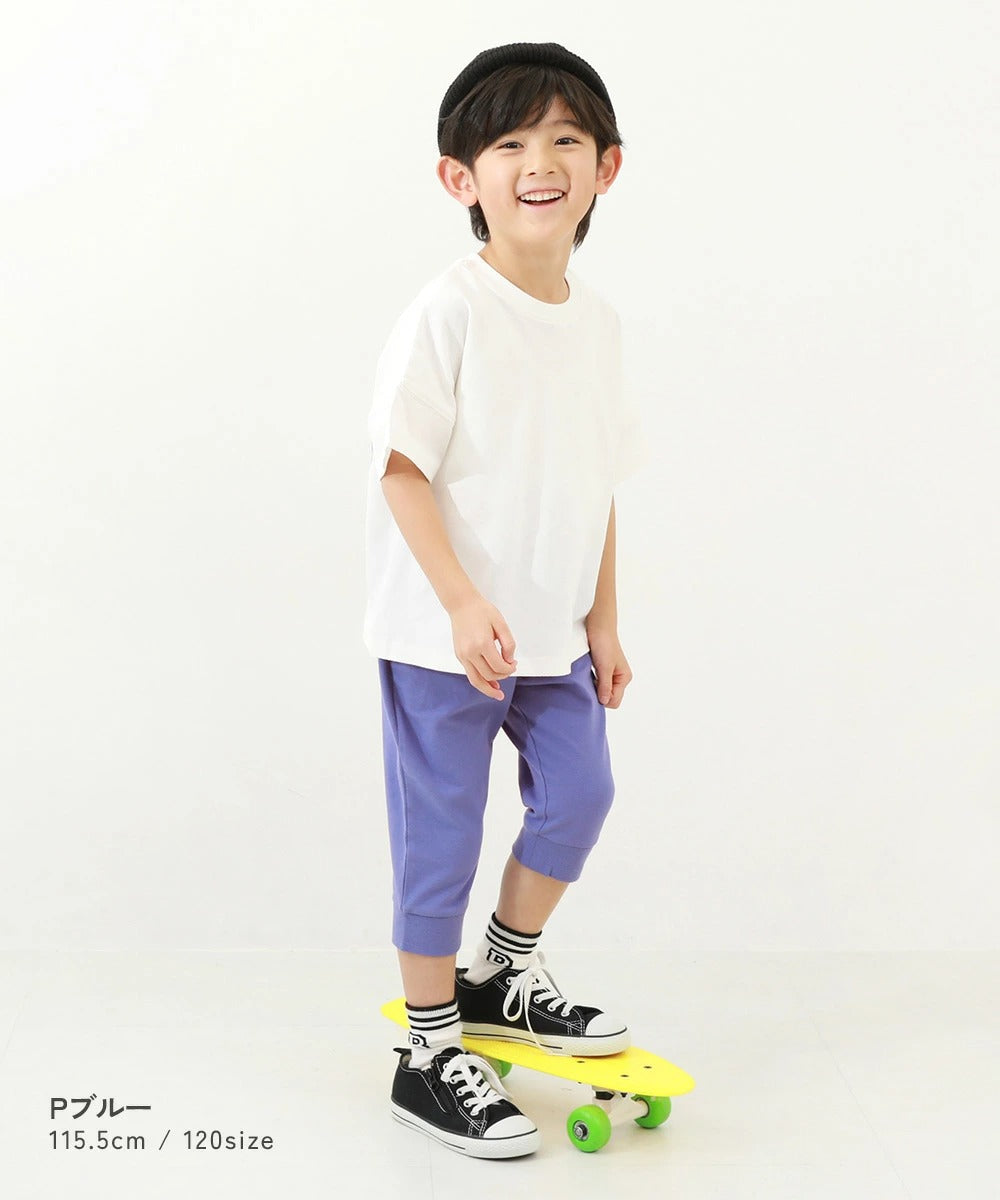 日本童裝 dev!rock 羅紋七分褲 80-160cm 男童款/女童款 PANTS 夏季