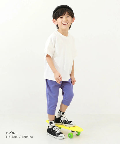 日本童裝 dev!rock 羅紋七分褲 80-160cm 男童款/女童款 PANTS 夏季