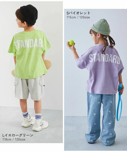 日本童裝 dev!rock 耐穿 耐洗不易變形 字母印花短袖上衣 80-160cm 男童款/女童款 TOPS 夏季