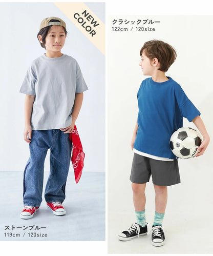 日本童裝 dev!rock 耐穿 耐洗不易變形 親子裝 純色短袖上衣 80-160cm 男童款/女童款 TOPS 夏季