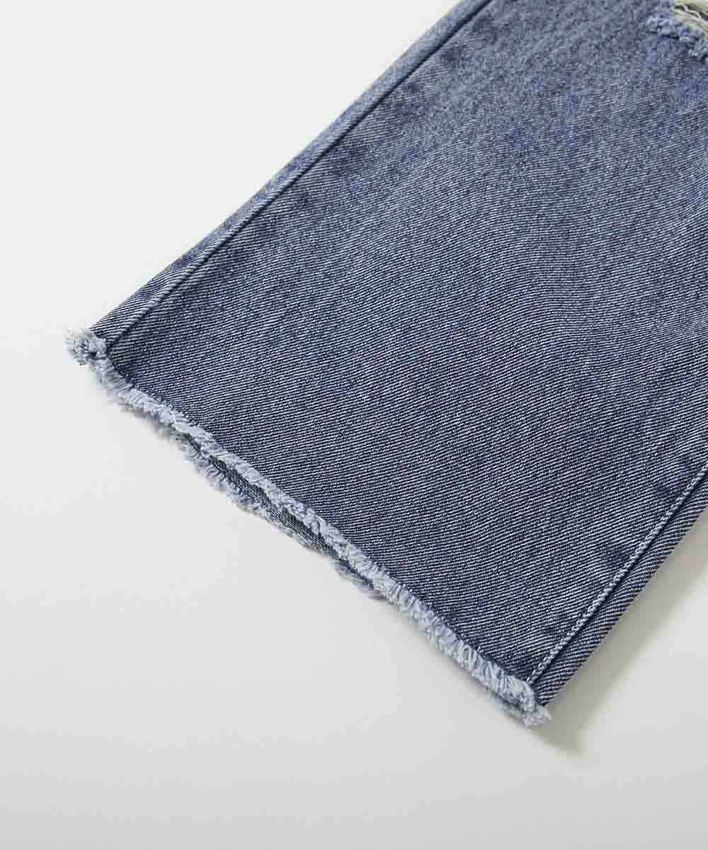 日本童裝 dev!rock 做舊直筒牛仔褲 100-160cm 男童款/女童款 PANTS 春季