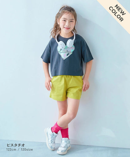 日本童裝 dev!rock 斜紋短褲 100-160cm 女童款 夏季 PANTS