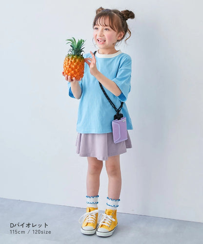 日本童裝 dev!rock 彩色純色兒童短裙 80-160cm 女童款 夏季SKIRTS