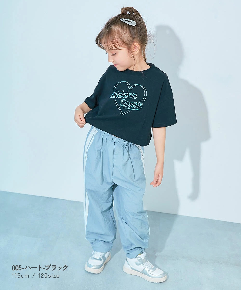 日本童裝 dev!rock 印花短袖上衣 100-160cm 女童款 夏季 TOPS