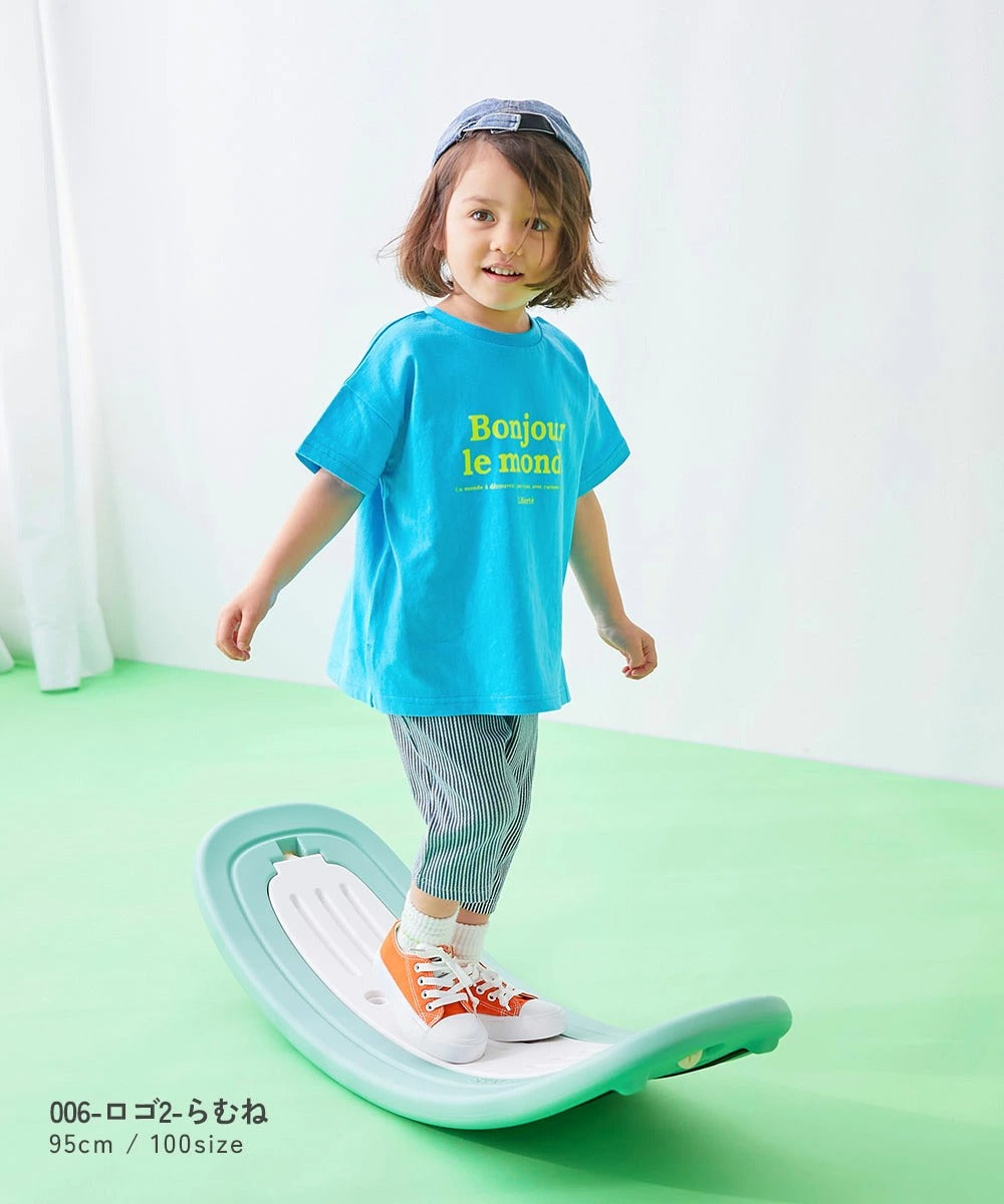 日本童裝 dev!rock 2Way 前後兩著 方便孩子自己換衣服 色彩印花短袖上衣 80-130cm 男童款/女童款 TOPS 夏季