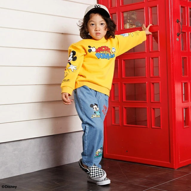 日本童裝 BDL x Disney 牛仔長褲 80-140cm 男童款 夏季 PANTS