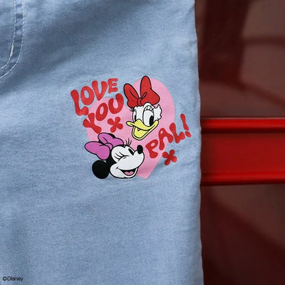 Japanese BDL x Disney parent-child print tops (80-150cm) for boys and girls (summer TOPS) 