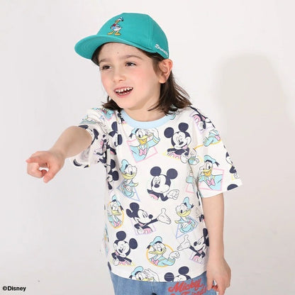 Japanese BDL x Disney parent-child print tops (80-150cm) for boys and girls (summer TOPS) 