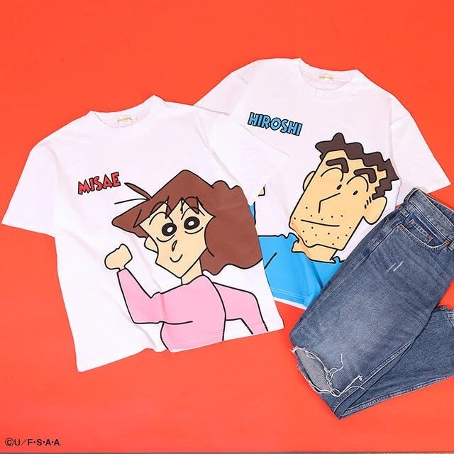 Japanese BDL x Disney parent-child print tops (80-150cm) for boys and girls (summer TOPS) 