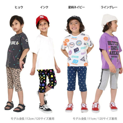 Japanese BDL x Disney parent-child print tops (80-150cm) for boys and girls (summer TOPS) 