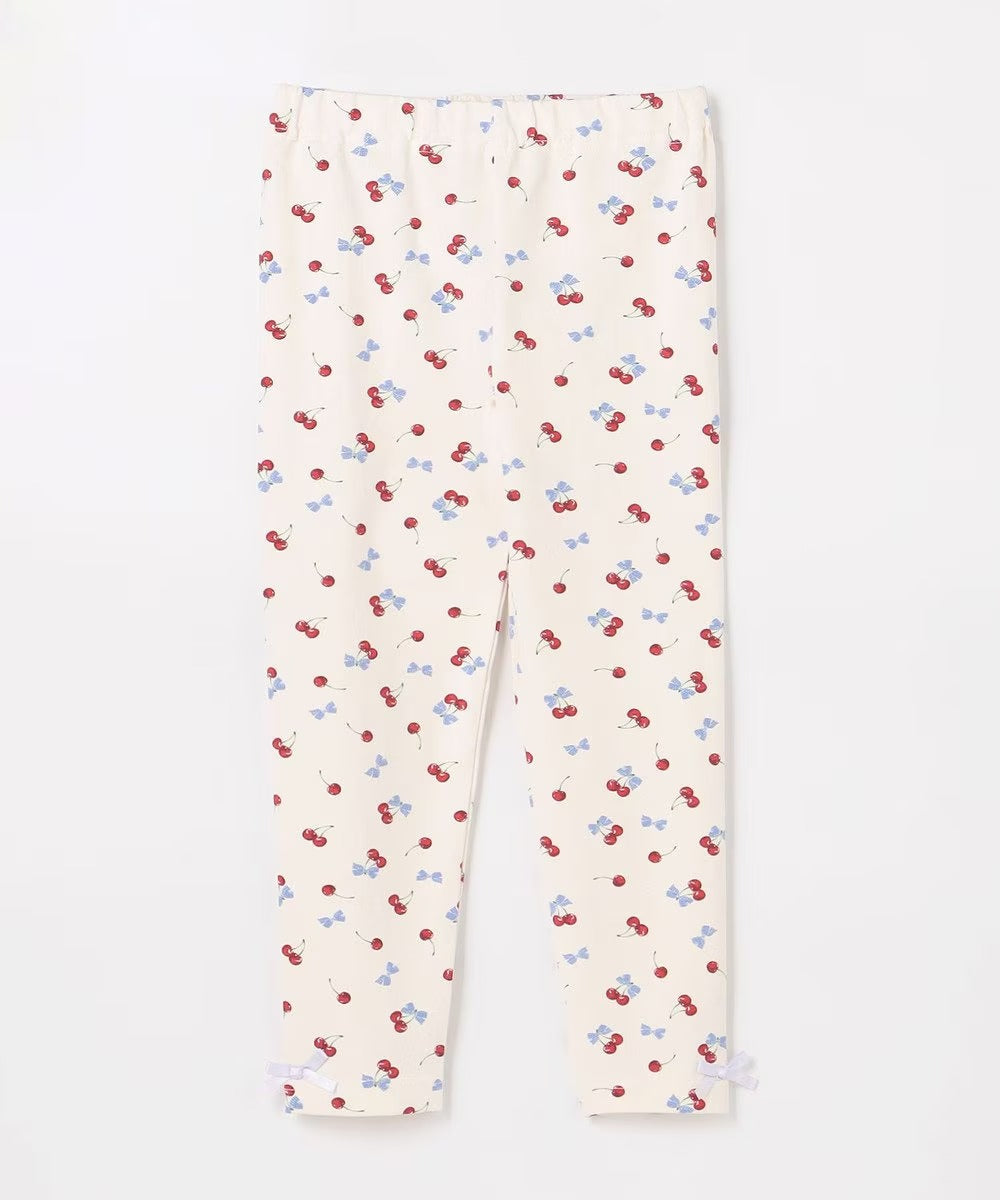 日本童裝 aF#a325 印花打底褲 90-140cm 女童款 夏季 PANTS