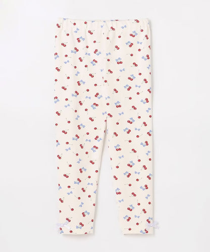 日本童裝 aF#a325 印花打底褲 90-140cm 女童款 夏季 PANTS