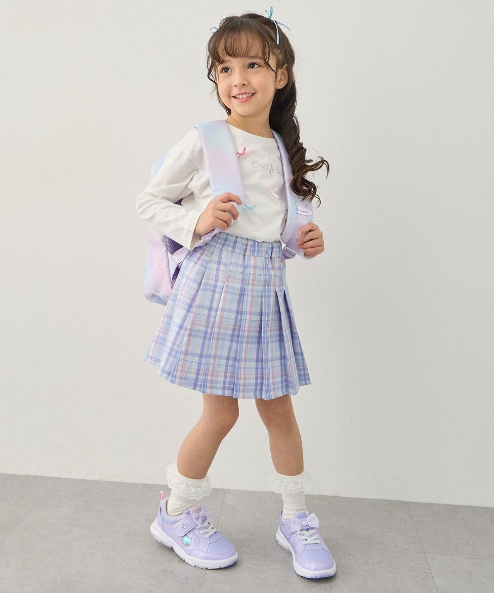 日本童裝 aF#a325 格紋百褶 110-150cm 女童款 夏季 SKIRTS