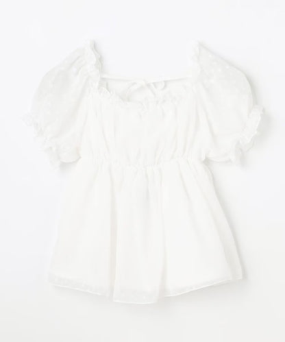 日本童裝 aF#a325 2Way 吊帶露肩上衣 110-160cm 女童款 夏季 TOPS