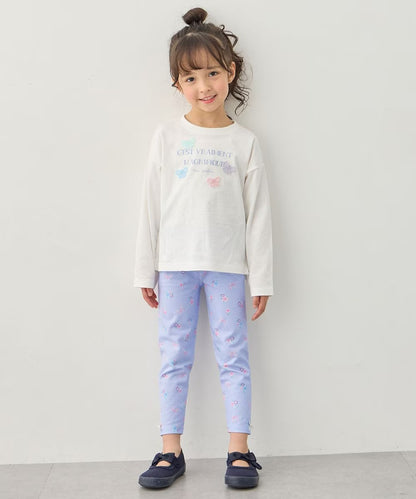 日本童裝 aF#a325 印花打底褲 90-140cm 女童款 夏季 PANTS