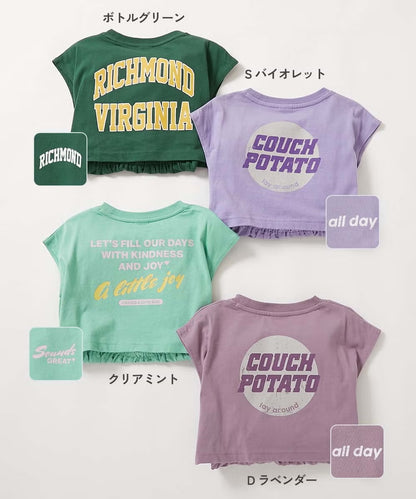 日本童裝 dev!rock 露背假兩件背心裙 100-160cm 女童款 夏季 TOPS