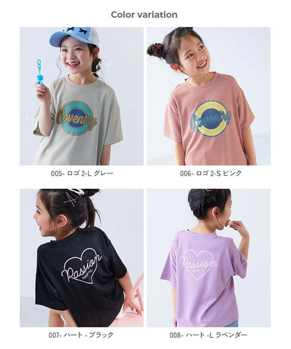 日本童裝 dev!rock 吸汗速乾 接觸冷感涼感 印花上衣 100-160cm 女童款 夏季 TOPS