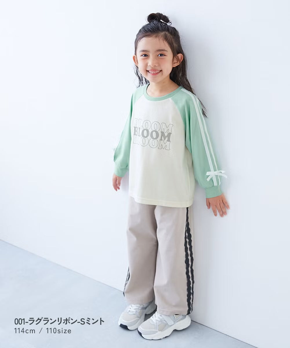 日本童裝 dev!rock 可愛肩袖上衣 100-160cm 女童款 秋季 TOPS