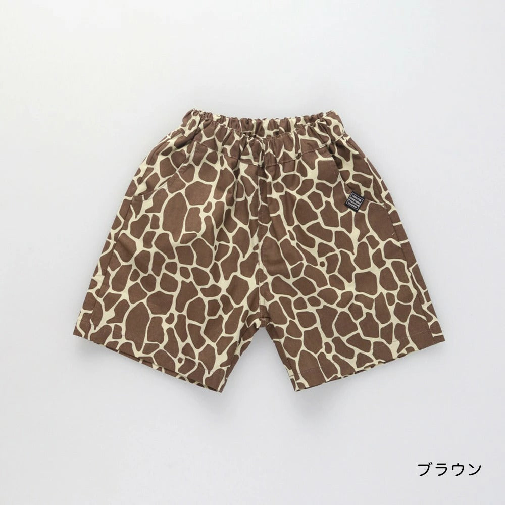 日本童裝 Branshes 動物紋短褲 80-150cm 男童款 夏季 PANTS
