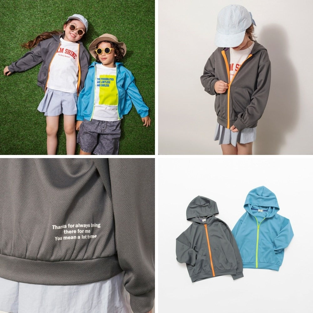 日本童裝 Branshes 防UV 接觸冷感 清涼薄外套 90-150cm 男童款/女童款 夏季 OUTERWEAR