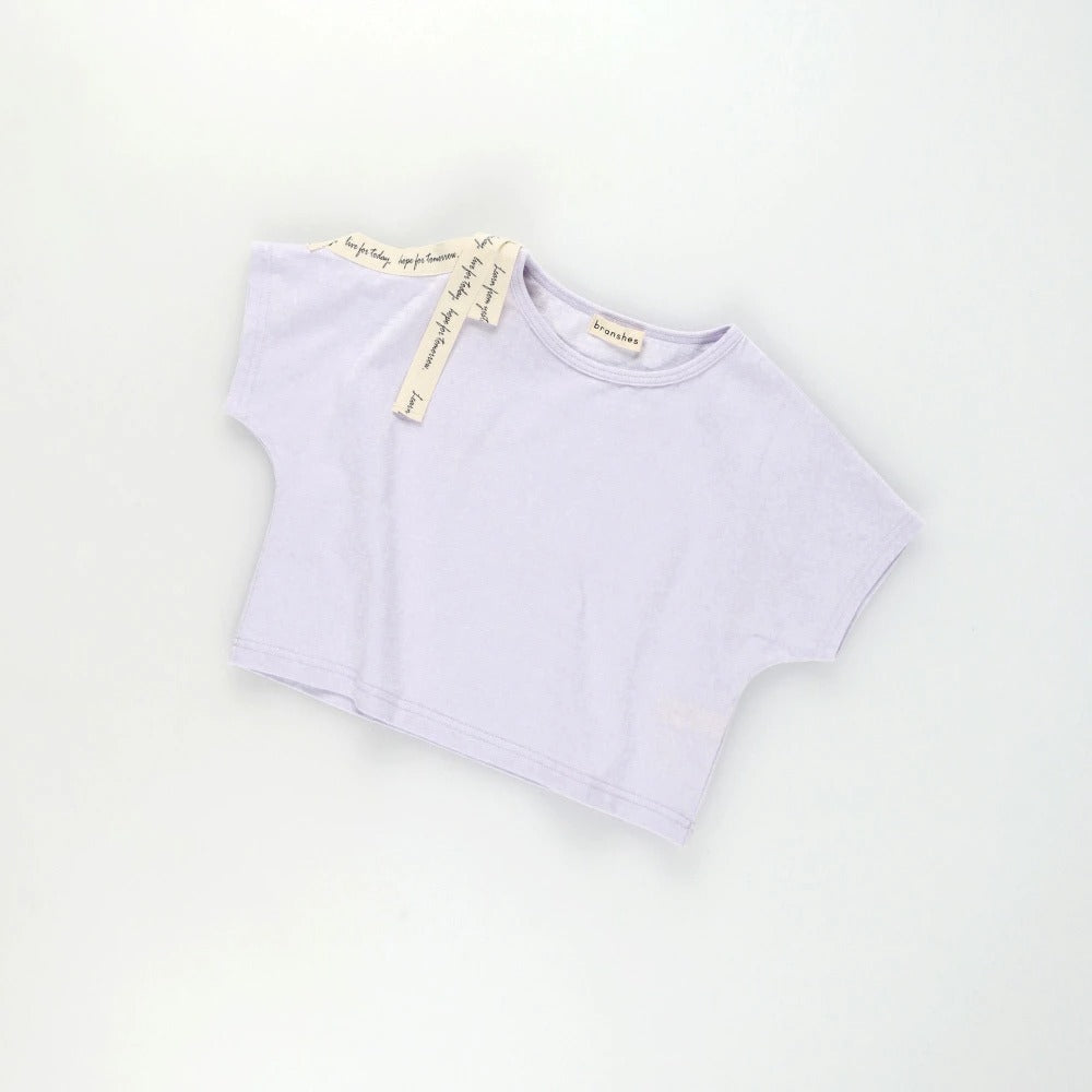 日本童裝 Branshes 蝴蝶結露肩上衣 80-150cm 女童款 夏季 TOPS