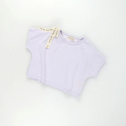 日本童裝 Branshes 蝴蝶結露肩上衣 80-150cm 女童款 夏季 TOPS