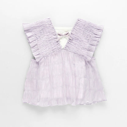 日本童裝 Branshes 皺皺束腰上衣及背心套裝 80-150cm 女童款 夏季 TOPS