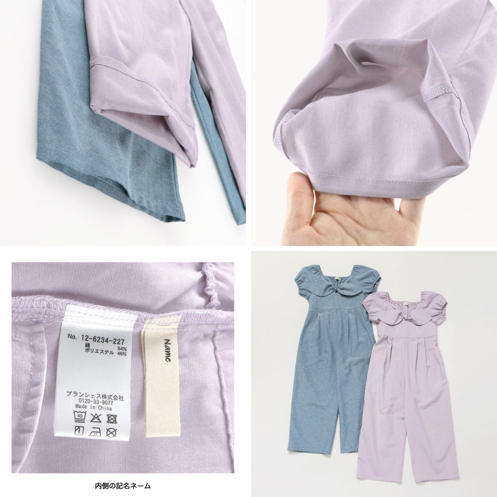 日本童裝 Branshes 蝴蝶結連衣 90-150cm 女童款 夏季 Jumpsuit