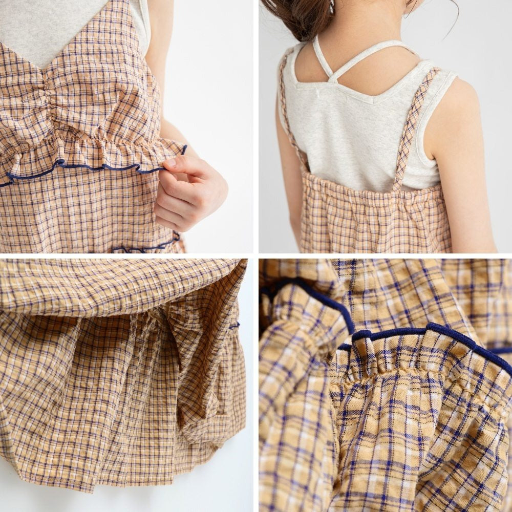 日本童裝 Branshes 吊帶連身裙 90-150cm 女童款 夏季 DRESSES