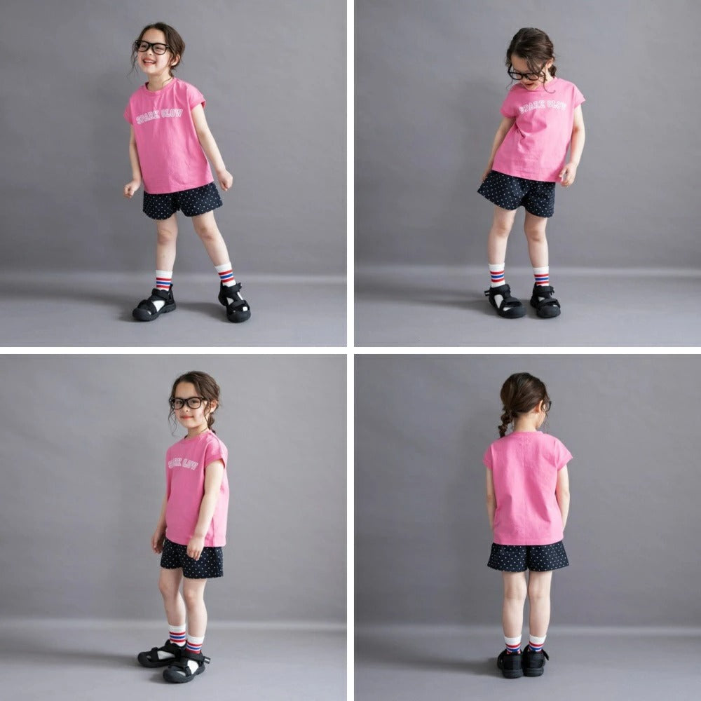 日本童裝 Branshes 滿印休閒短褲 100-150cm 女童款 夏季 PANTS