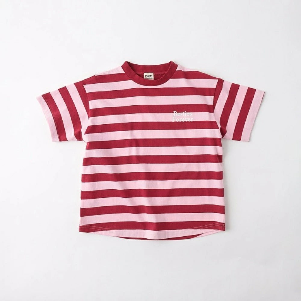 日本童裝 Branshes 間條短袖上衣 100-150cm 男童款 夏季 TOPS