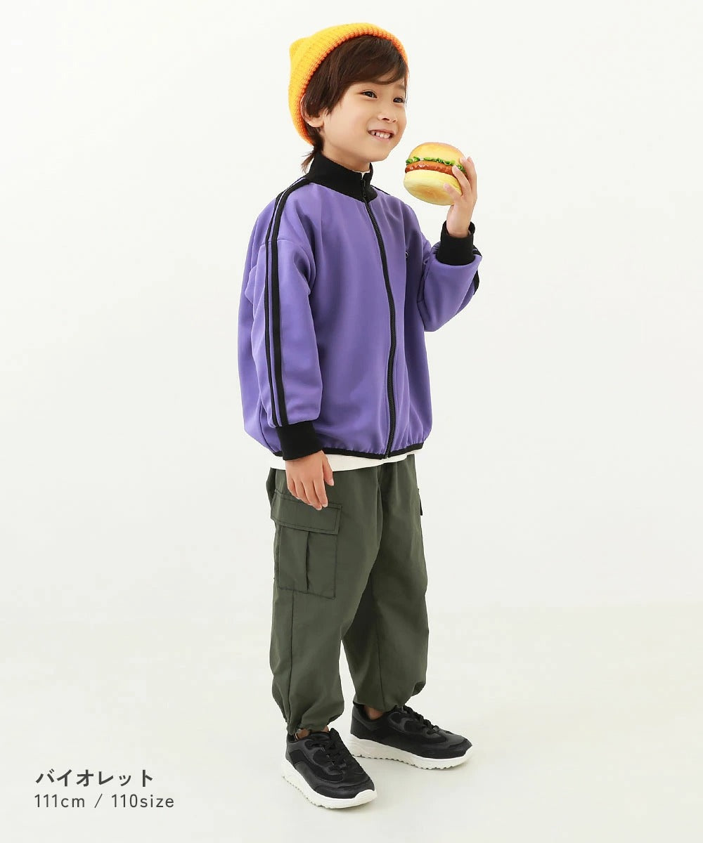 日本童裝 dev!rock 側條紋拉鍊外套 100-160cm 男童款/女童款 OUTERWEAR 春季