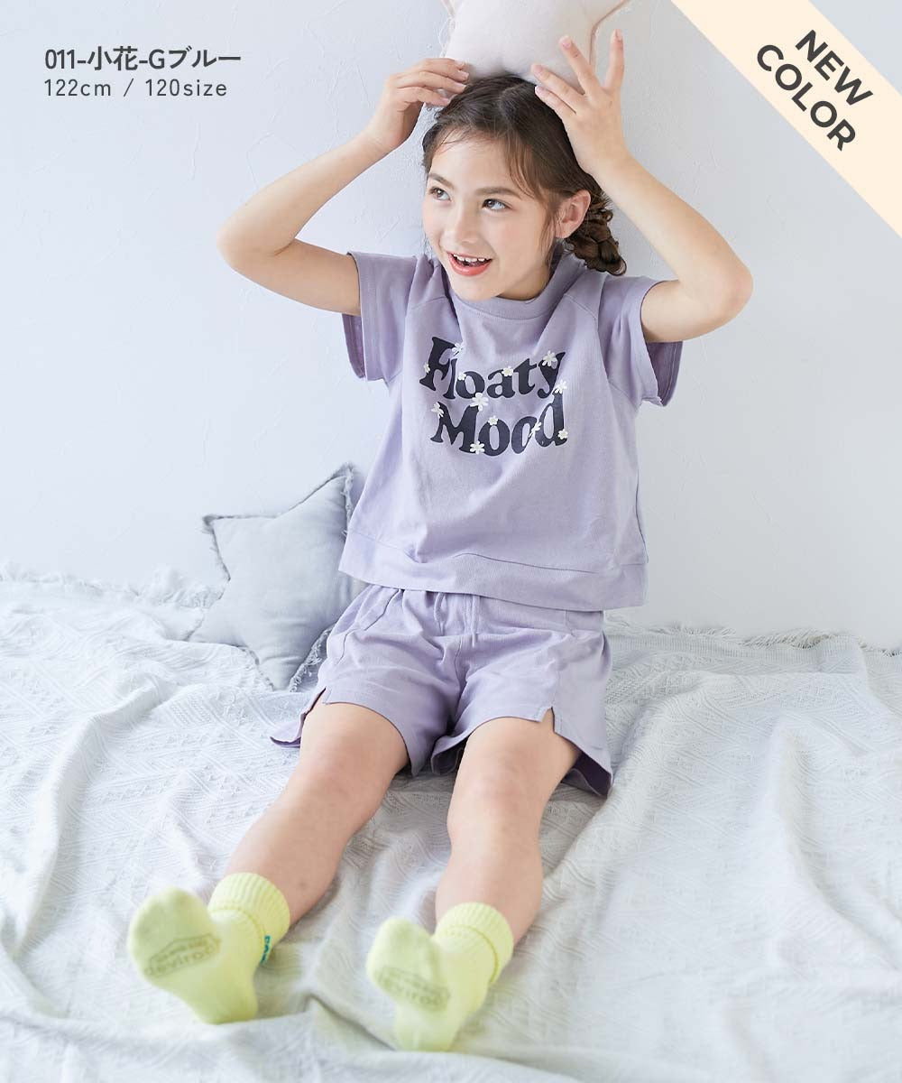 日本童裝 dev!rock 休閒兩件套裝 100-160cm 女童款 夏季 TOPS PANTS