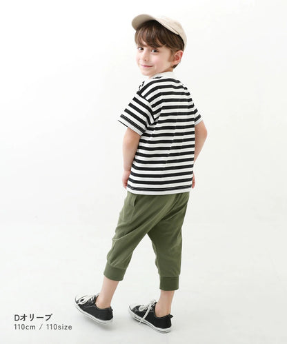 日本童裝 dev!rock 羅紋七分褲 80-160cm 男童款/女童款 PANTS 夏季